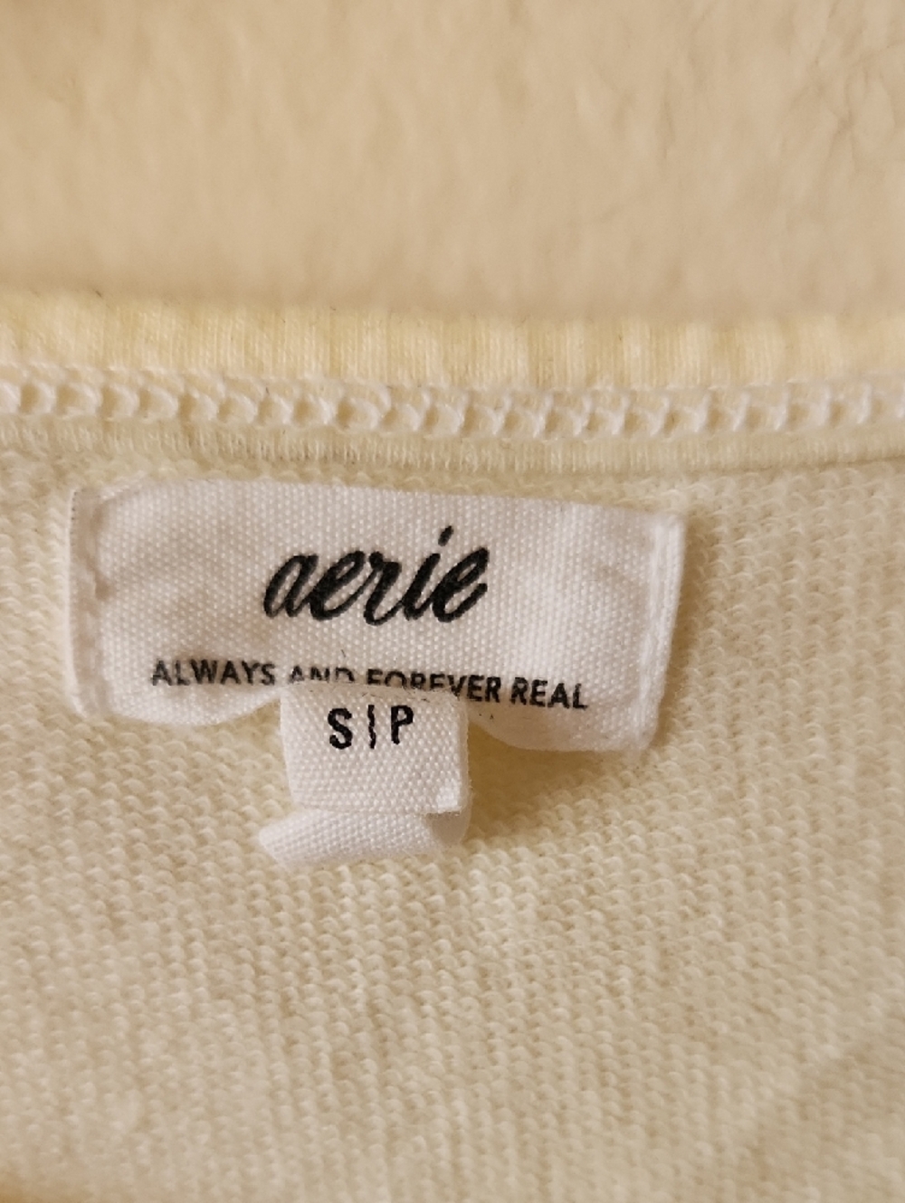 aerie - Like New Soft Yellow Crochet Short Sleeve Cardigan - S - Picture 2 of 4